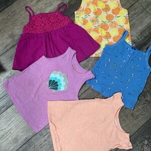 Colorful Kids Tank Tops Set